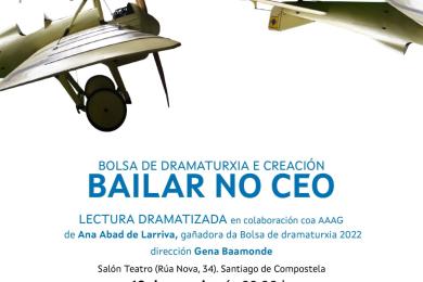 A Xunta abre a convocatoria para a coprodución dun espectáculo a partir do texto da segunda Bolsa de Dramaturxia impulsada polo Centro Dramático