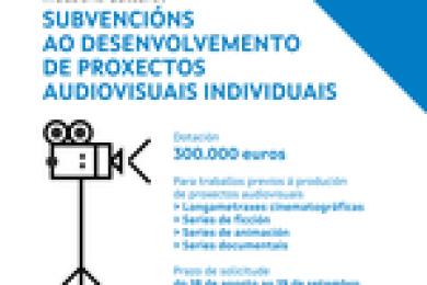 A Xunta dota con 300.000 euros as subvencións ao desenvolvemento de proxectos audiovisuais para afondar na senda da recuperación do sector