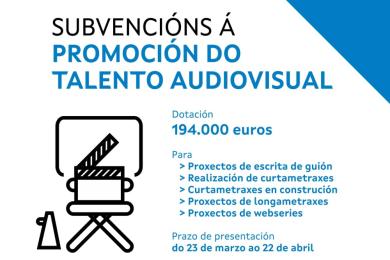 O talento audiovisual galego recibe unha nova inxección de preto de 200.000 euros en axudas da Xunta