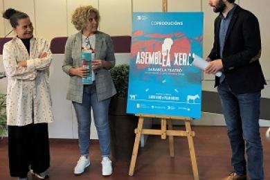 O Centro Dramático Galego e Sarabela Teatro estrean a coprodución 'Asemblea xeral' este venres no Barco de Valdeorras