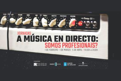 A Fundación Paideia e a Agadic organizan tres xornadas sobre a profesionalización da música en directo