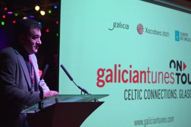 Román Rodríguez impulsa a proxección exterior da música e o turismo de Galicia no festival Celtic Connections de Glasgow