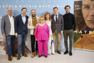 Román Rodríguez pon o foco no talento e a profesionalidade do cinema galego na preestrea de 'Matria' en Vilanova