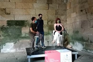 O Centro Dramático Galego e AveLina Pérez estrean o espectáculo 'ECO', inspirado nas mensaxes que deixaron os presos da Guerra Civil no Mosteiro de Oia