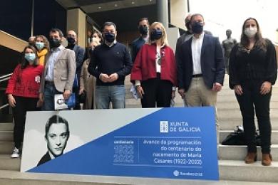 A Xunta conmemorará o centenario de María Casares cunha gran programación escénica, audiovisual, editorial e académica dentro e fóra da Comunidade