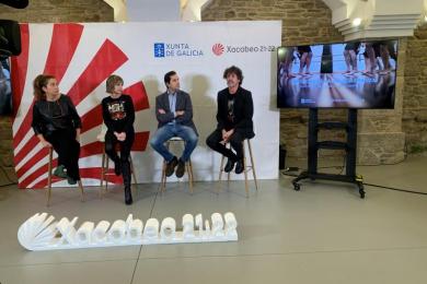  A Xunta presenta o espectáculo de luz, son e danza que terá lugar o 31 de decembro na praza da Quintana co motivo do remate do Xacobeo