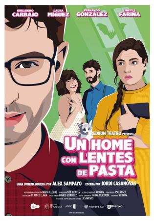 Un home con lentes de pasta