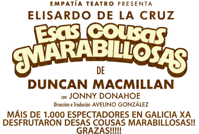 Esas cousas marabillosas