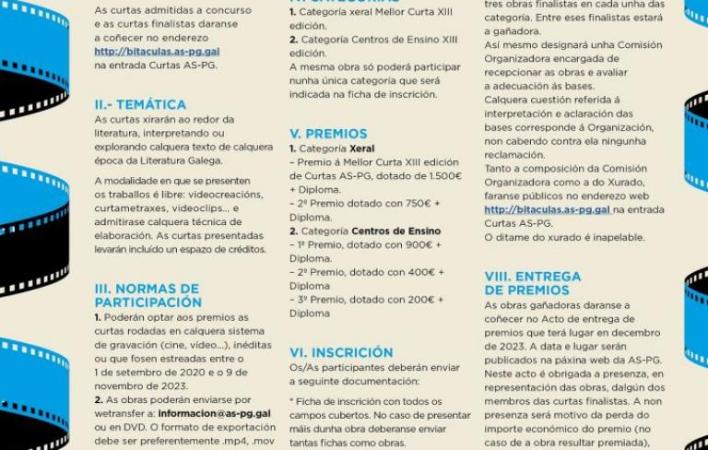 Curtas para Rosalía