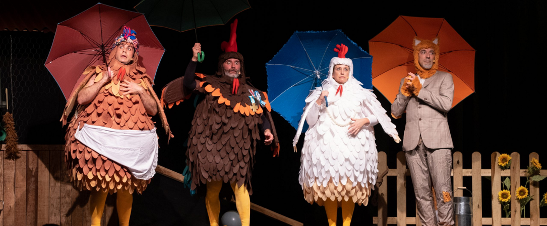 As pitas baixo a choiva