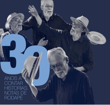  30 anos a contar historias. Notas de  rodapé