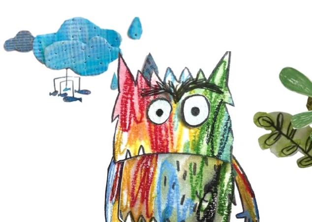 O monstro de cores