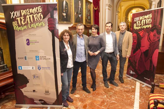 Os Premios de Teatro María Casres entréganse o mércores 21 nunha gala que conta co apoio da Agadic