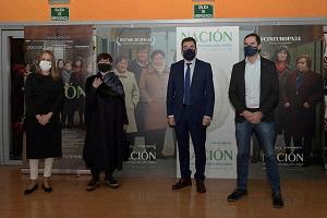 Román Rodríguez asiste na Coruña á preestrea de 'Nación', filme de Margarita Ledo apoiado coas axudas á produción da Xunta