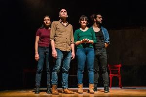 Chega a Santiago 'A lúa vai encuberta', coprodución do Centro Dramático Galego, Incendiaria e A Quinta do Cuadrante