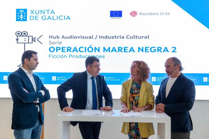 'Operación Marea Negra' inicia hoxe a rodaxe en Galicia da súa segunda temporada co impulso do Hub Audiovisual da Xunta