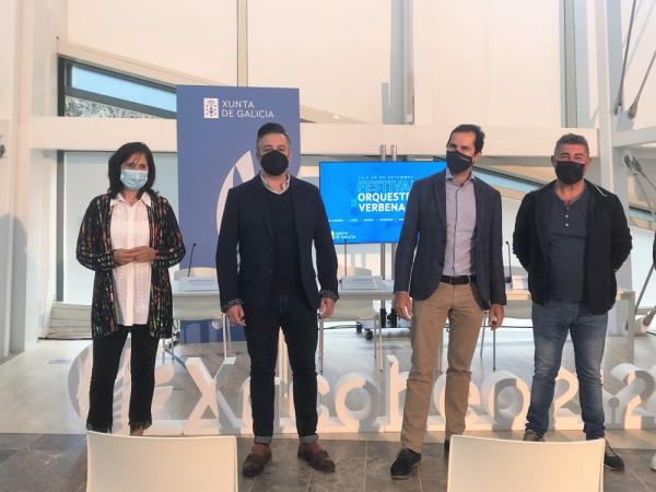 A Xunta redobra o seu apoio ao sector da música de verbena coa celebración de sete festivais con 50 orquestras dentro do Xacobeo 21-22