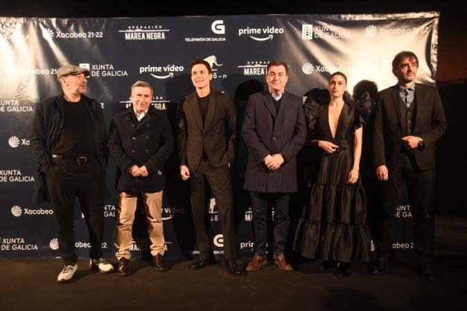 Ribeira acolle a estrea en Galicia de 'Operación Marea Negra', miniserie de Ficción Producciones e Prime Video co apoio da Xunta