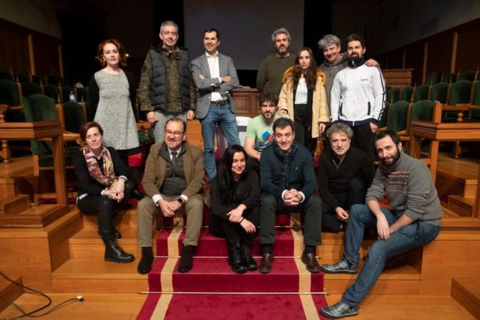 O Centro Dramático Galego ultima no Pazo de Fonseca os ensaios de 'Shakespeare en Roma', cara á súa estrea o 9 de febreiro