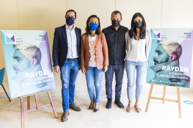 'Marín é música' ofrece o único concerto de Rayden este ano en Galicia dentro da programación do Xacobeo 21-22