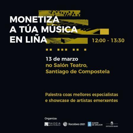 Xunta e Fundación Paideia organizan o V ciclo de Xornadas de Industrias Musicais con primeiras figuras do sector 