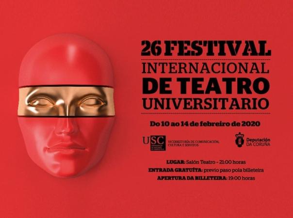 O Salón Teatro recibe cinco espectáculos de tres países como sede do 26º Festival Internacional de Teatro Universitario da USC