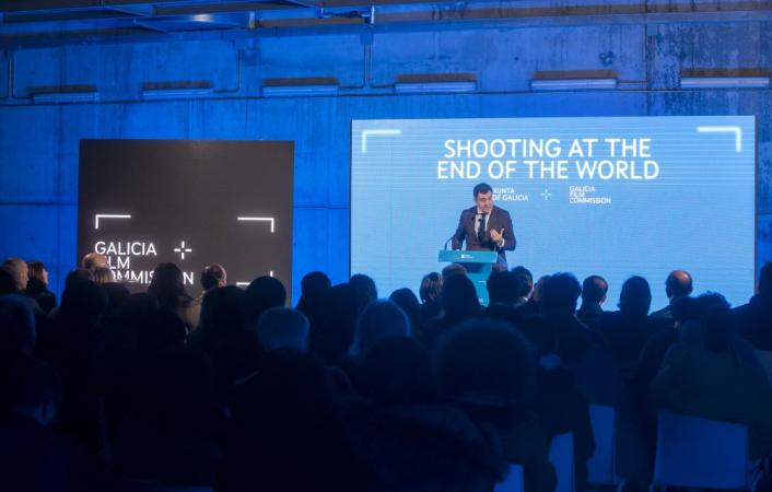 Román Rodríguez anuncia a activación en 2024 de incentivos directos para rodaxes audiovisuais ao abeiro da nova Galicia Film Commission