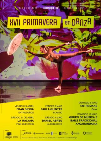 A mostra Primavera en Danza de Carballo programa cinco espectáculos a través da Rede Galega de Teatros e Auditorios