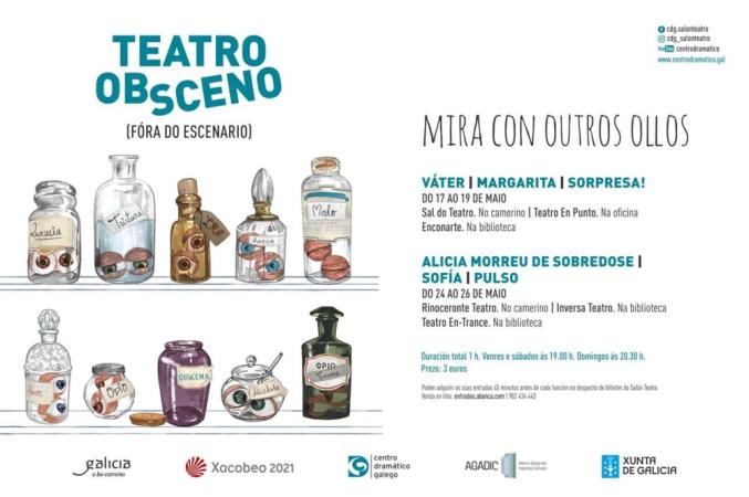 O CDG abre os camerinos, as oficinas e a biblioteca da súa sede para a terceira edición do ciclo Teatro Ob-sceno