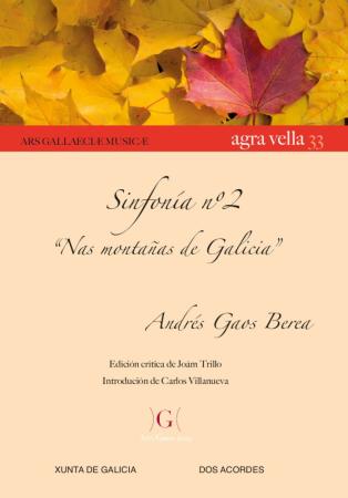  A Xunta e a editorial Dos Acordes publican as partituras da 'Sinfonía nº 2 Nas montañas de Galicia' de Andrés Gaos