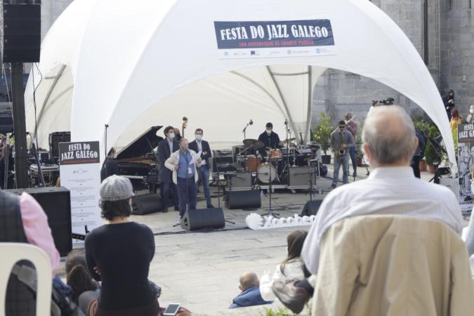 A Xunta patrocina a gran jam session de catro horas coa que Lugo conmemora o 30 aniversario do seu festival de jazz