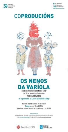 Pérez&Fernández estrea no Salón Teatro de Santiago 'Os nenos da varíola' en coprodución co Centro Dramático Galego